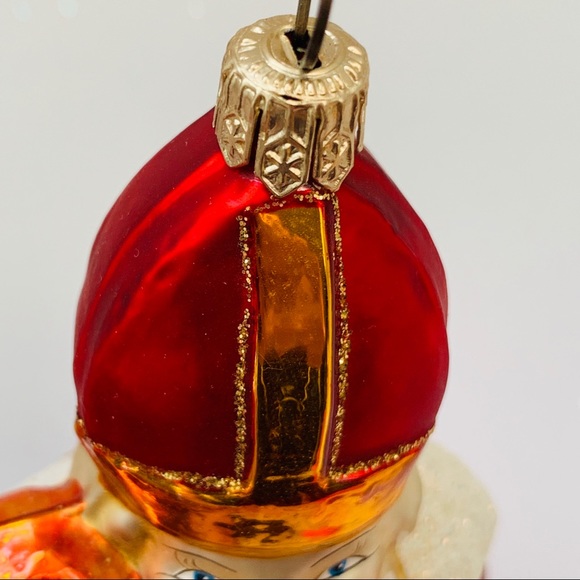 Santa Cardinal/Bishop Vintage Glass Ornament - Picture 8 of 8
